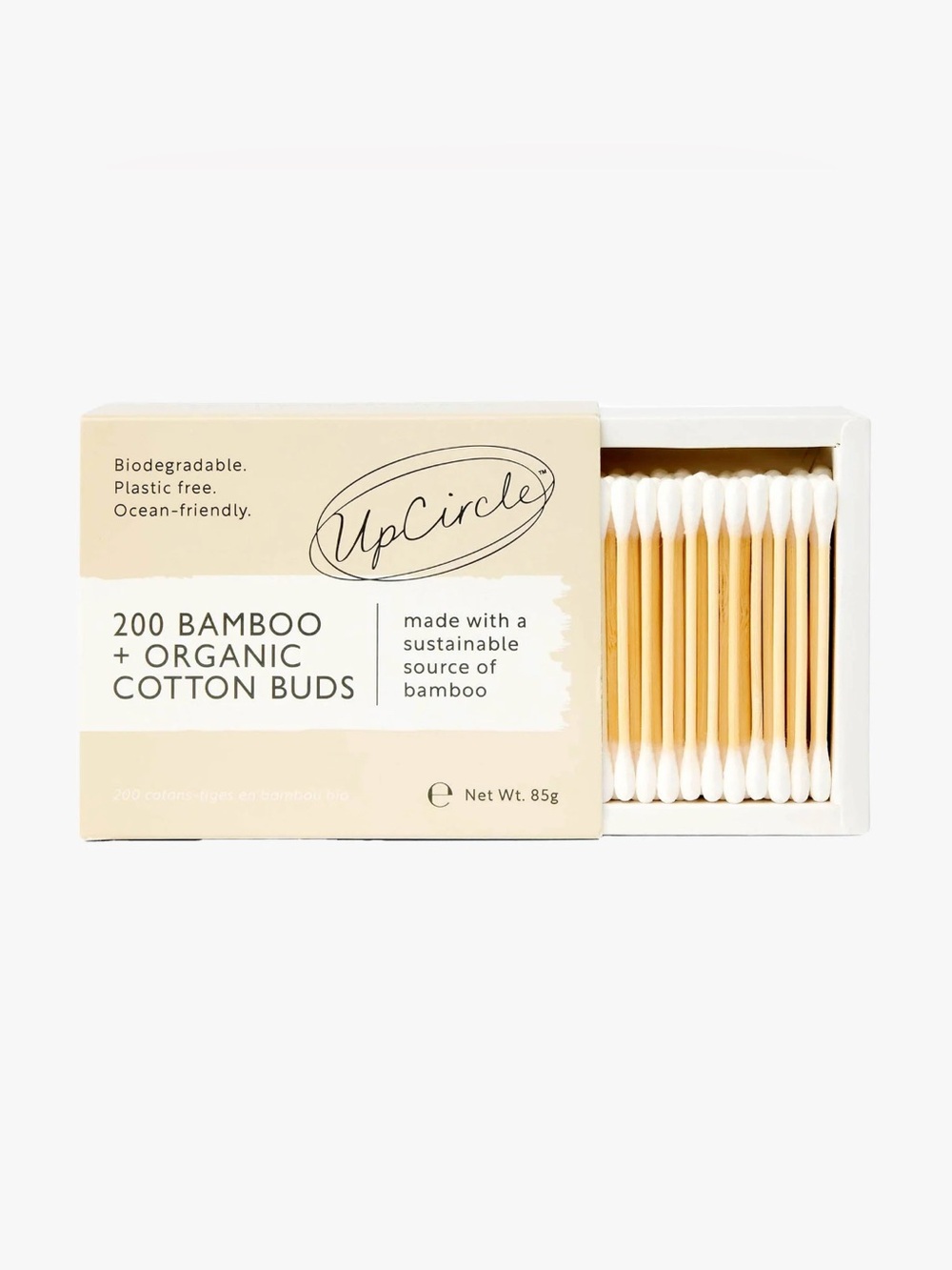 Upcircle Bamboo + Organic Cotton Buds - 200 NIB